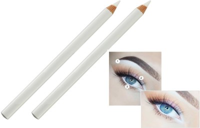 tanvi27 White pencil bold eyes matte finish pencil kajal +eye liner(white, 4 g)