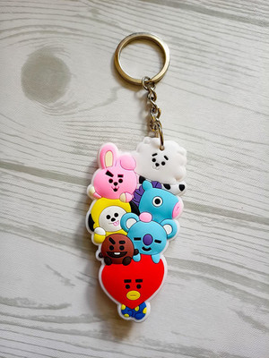 Meeko.com BTS All in One 7 Character Key ring Key Chain