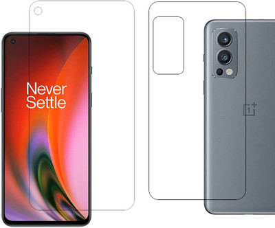 Tech Konnect Front and Back Screen Guard for OnePlus Nord 2 (Flexible, Anti-Scratch) Front Back Screen Guard for OnePlus Nord 2(Pack of 2)