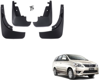 PEEPS STORE Front Mud Guard, Rear Mud Guard For Toyota Innova 2.5 GX (Diesel) 8 Seater NA(Black)