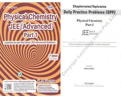 Cengage Physical Chemistry For Jee (Advanced) Part--1 (3rd Edition) Set Of Two Books By K. S. Verma