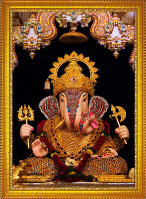 CRAFTSCORNER Lord Ganesha Religious Frame