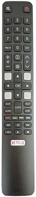 HDF Non Voice Supported Remote Control Compatible For  LCD/LED TV. NFLXFNC TCL Smart Remote Controller(Black)