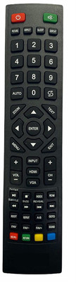 HDF Remote Control Compatible For  LCD/LED TV. N32 Lloyd Remote Controller(Black)