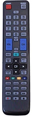 HDF Remote Control Compatible For  LCD/LED TV. URC70 Samsung Remote Controller(Black)