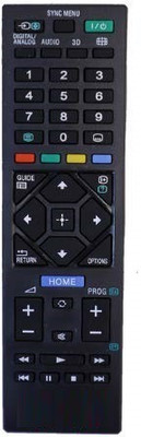 HDF Remote Control Compatible For  LCD/LED TV. URC121 Sony Bravia Remote Controller(Black)