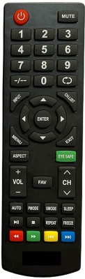 Woniry LCD/LED Remote No. IX649, Compatible for  LCD/LED TV Remote Control Intex Remote Controller(Black)