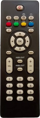 HDF Replacement Remote Control Compatible for Philips URC11 LCD/LED Remote Control Compatible For Philips LCD/LED TV.URC11 Philips Remote-Please Match the Image With Your old Remote Controller(Black)