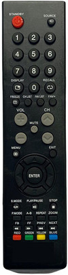 HDF Remote Control Compatible For  LCD/LED TV. 785 Reconnect Remote Controller(Black)