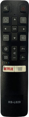 HDF Remote Control Compatible For TCL Smart LCD/LED (No Voice Command) TCL Smart With Netflix Function Remote Controller(Black)