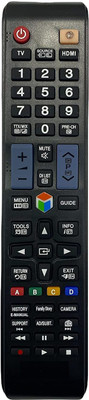 HDF Replacement Remote Control Compatible for Samsung LCD/LED TV(Remote no-URC117) Remote Control Compatible For Samsung Smart 3D LCD/LED TV. URC117 Samsung Smart 3D Remote-Please Match The Image With Old Remote Controller(Black)