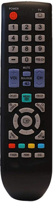 HDF Remote Control Compatible For  LCD/LED TV. URC74 Samsung Remote Controller(Black)
