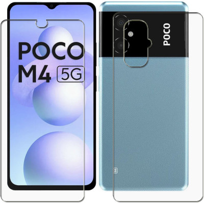 tombik Front and Back Screen Guard for ASWI-POCO M4 5G-FB(Pack of 2)