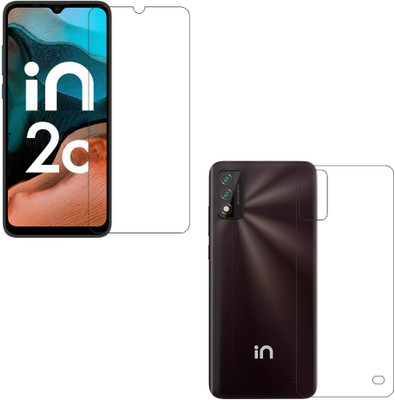 wooden craft Front and Back Screen Guard for Micromax IN 2C {Flexible}, E6533, IN 2C(Pack of 2)