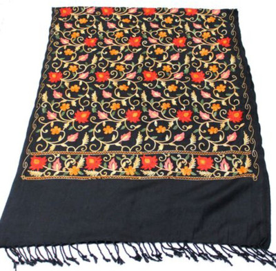 Amrit Trading Co Wool Woven Women Shawl(Multicolor)