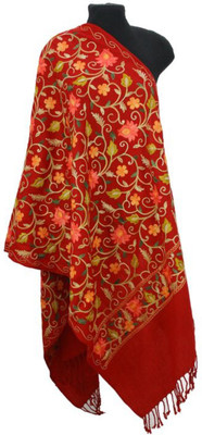 Amrit Trading Co Wool Woven Women Shawl(Multicolor)