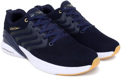 COLUMBUS PASSION Navy/Gold Sports Running Shoes For Men(Navy , 7)