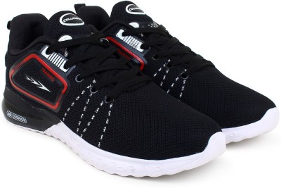 COLUMBUS PILOT Black/Red Sports Running Shoes For Men(Red)
