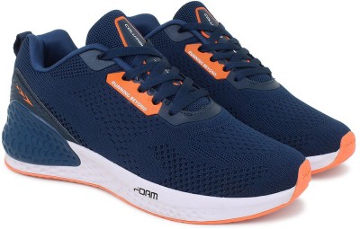 COLUMBUS DOPPLER Turquoise Blue/Orange Sports Running Shoes For Men(Blue)