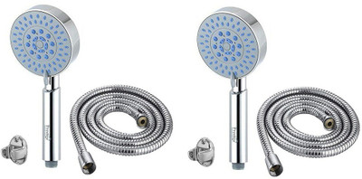 Prestige 5-Function Aris ABS Hand Shower with 1 Meter Tube and Wall Hook-set of 2 Shower Head