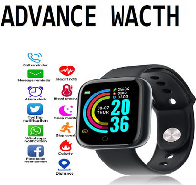 Narayan Enterprisesss A325_D20 MAX BLUETOOTH SMART WATCH BLACK ONLY (PACK OF 1) MAX Smartwatch(Black Strap, free)