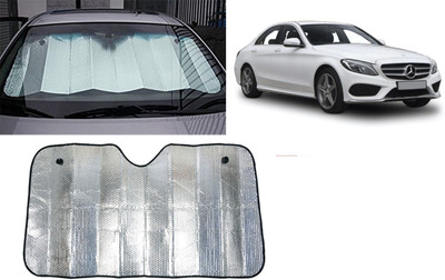 FINCOSTA Dashboard Sun Shade For Mercedes Benz C220(Silver)