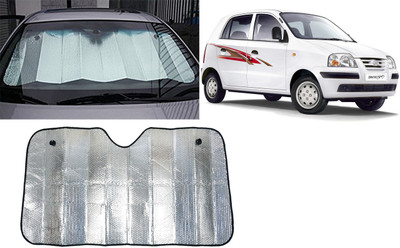 FINCOSTA Dashboard Sun Shade For Hyundai Santro Xing(Silver)