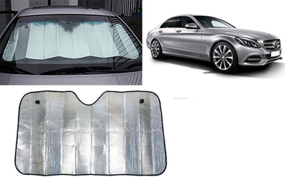 FINCOSTA Dashboard Sun Shade For Mercedes Benz C200(Silver)