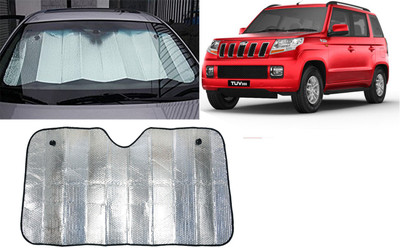 FINCOSTA Dashboard Sun Shade For Mahindra TUV-300(Silver)
