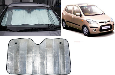 FINCOSTA Dashboard Sun Shade For Hyundai i10(Silver)