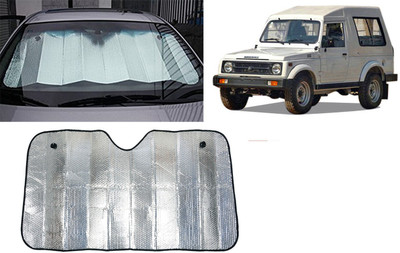 FINCOSTA Dashboard Sun Shade For Maruti Suzuki Gypsy(Silver)