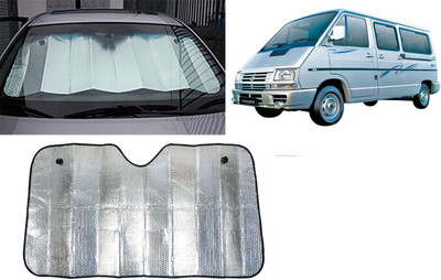 FINCOSTA Dashboard Sun Shade For Tata Winger(Silver)