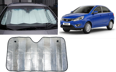 FINCOSTA Dashboard Sun Shade For Tata Zest(Silver)