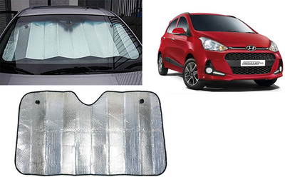 FINCOSTA Dashboard Sun Shade For Hyundai Grand i10(Silver)
