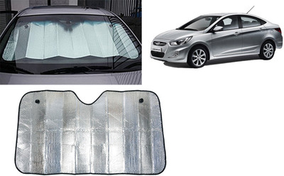 FINCOSTA Dashboard Sun Shade For Hyundai Verna(Silver)