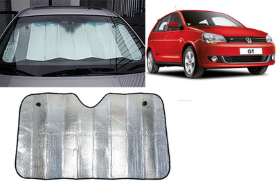 FINCOSTA Dashboard Sun Shade For Volkswagen Polo Exquisite(Silver)