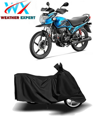 WEATHER EXPERT Waterproof Two Wheeler Cover for Hero(Passion Pro TR, Black)