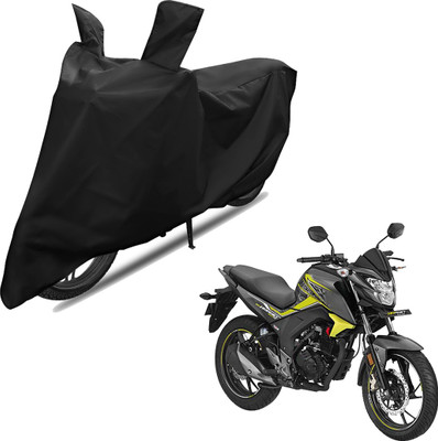 RiderShine Two Wheeler Cover for Honda(CB Hornet 160R, Black)