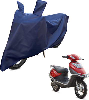 RiderShine Two Wheeler Cover for Hero(Electric NYX, Blue)