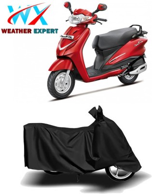 WEATHER EXPERT Waterproof Two Wheeler Cover for Hero(Moto Corp Duet, Black)