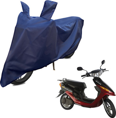 RiderShine Two Wheeler Cover for Indus(Yo Spark, Blue)