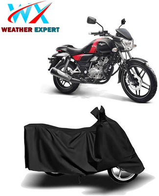 WEATHER EXPERT Waterproof Two Wheeler Cover for Bajaj(V 150, Black)