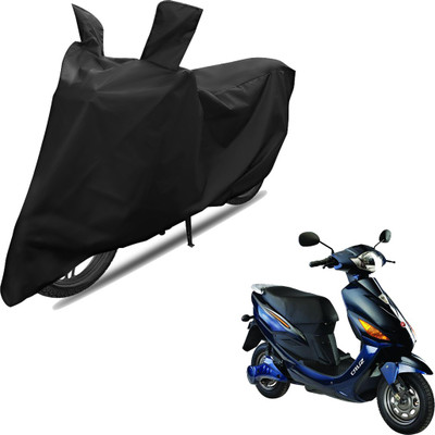 RiderShine Two Wheeler Cover for Hero(Electric Cruz, Black)