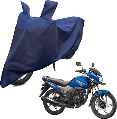 RiderShine Two Wheeler Cover for Honda(CB Trigger, Blue)