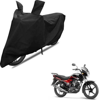 RiderShine Two Wheeler Cover for Yamaha(YBR 110, Black)