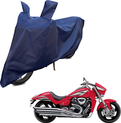 RiderShine Two Wheeler Cover for Suzuki(Intruder M800, Blue)