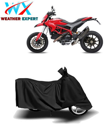 WEATHER EXPERT Waterproof Two Wheeler Cover for Ducati(Hypermotard 939, Black)