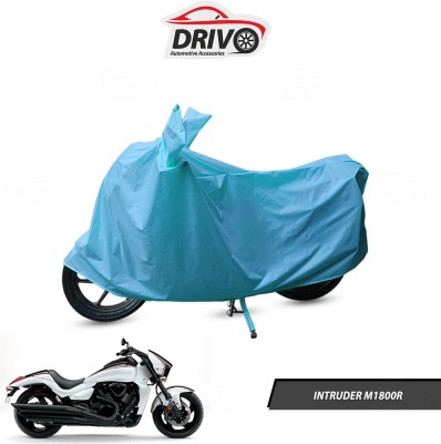 Drivo Waterproof Two Wheeler Cover for Suzuki(Intruder M1800R, Blue)