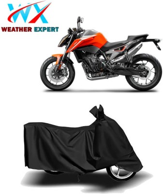 WEATHER EXPERT Waterproof Two Wheeler Cover for KTM(790 Duke, Black)