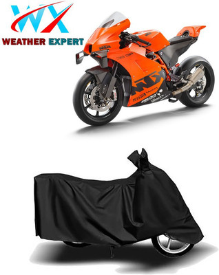 WEATHER EXPERT Waterproof Two Wheeler Cover for Ducati(SuperSport, Black)